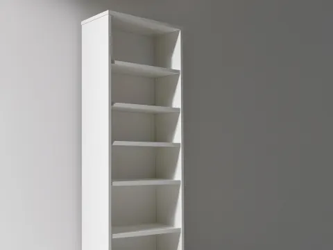 AI-generated bookshelf product photo