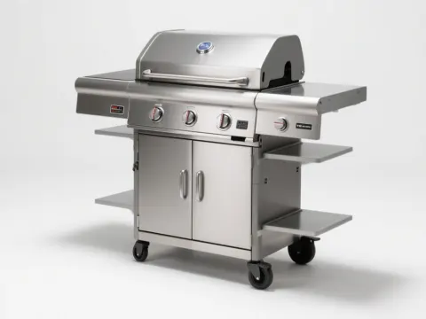 AI-generated BBQ grill product photo