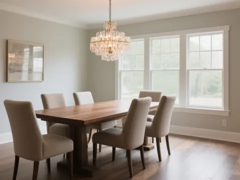 AI-generated dining room demo photo