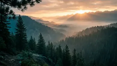 Misty forest reference frame 1