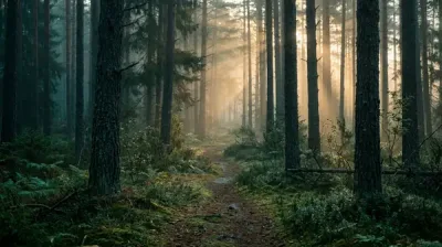 Misty forest reference frame 2
