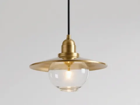 AI-generated pendant light product photo