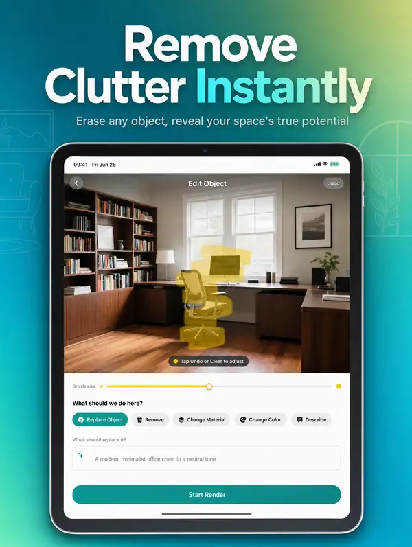 iPad — remove clutter