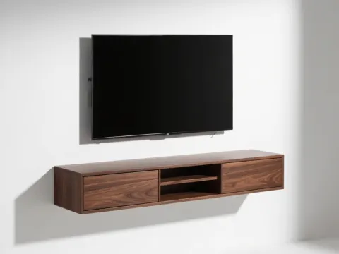 AI-generated TV console product photo